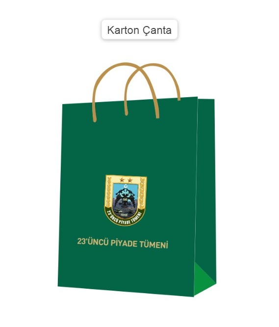 23. piyade tümeni karton çanta