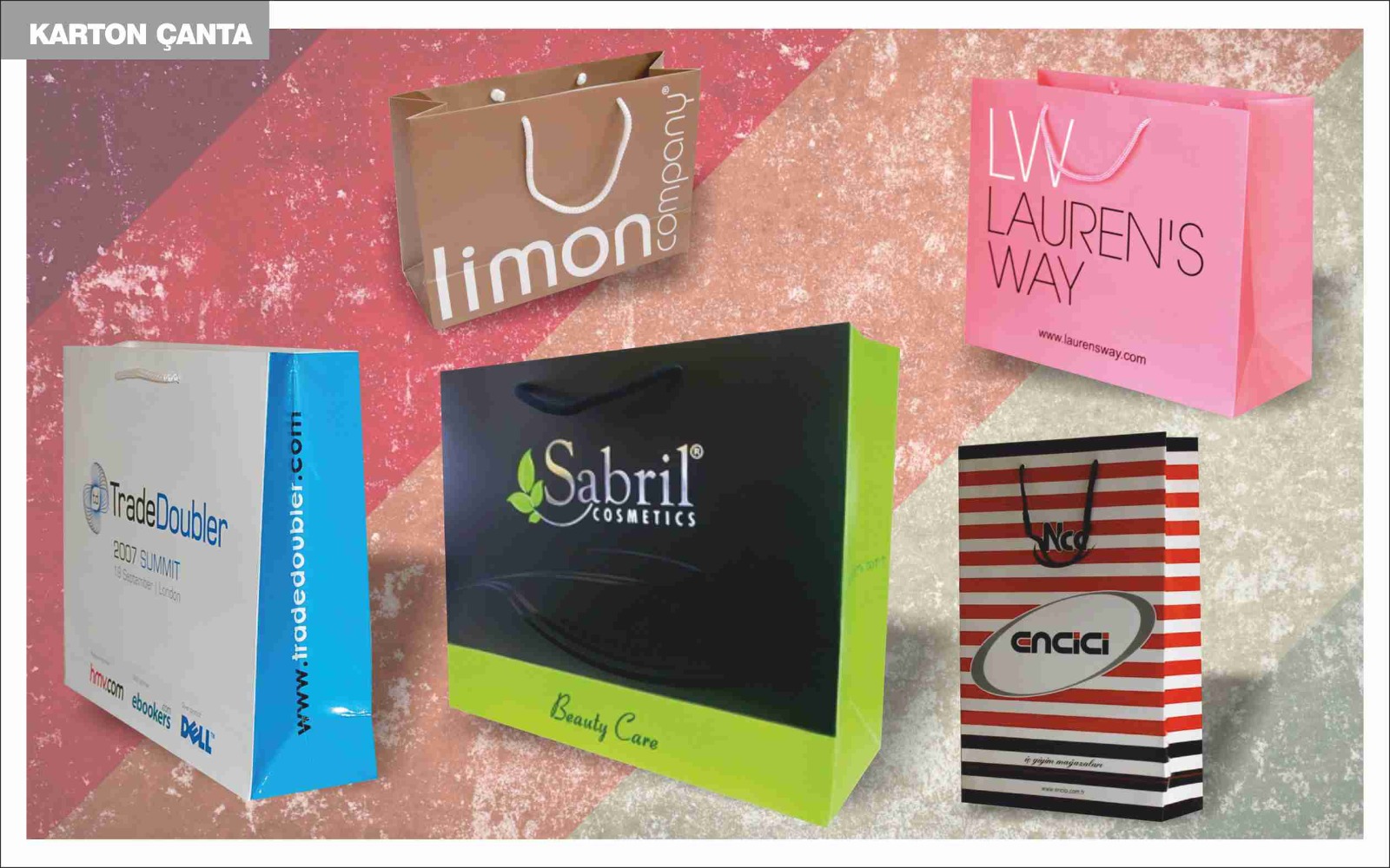 promosyon çantası, ipli karton çantalar