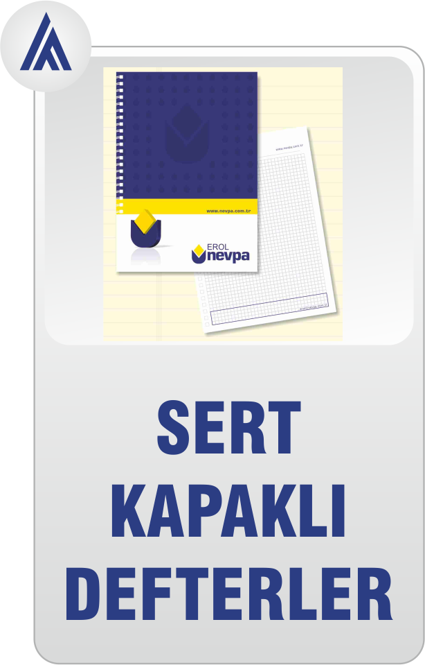 sert kapaklı defter